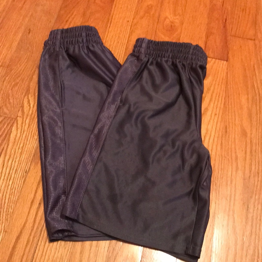 2 grey Starter boy shorts